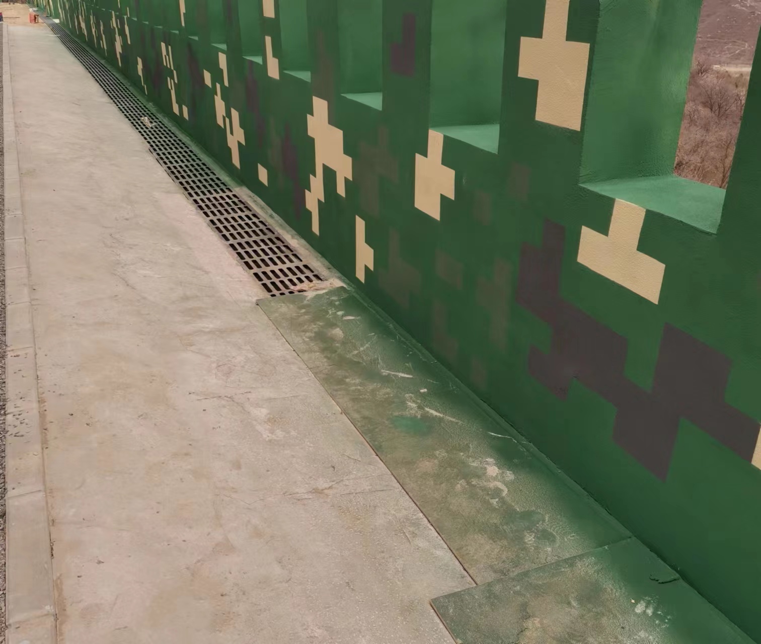 江津围墙迷彩喷涂,数迷彩漆